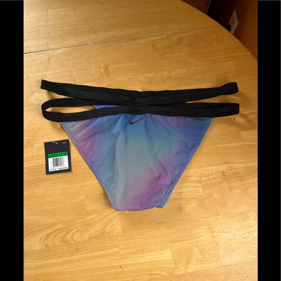 Nike Women's Color Fade Strappy Swimsuit Bikini Bottom, Beach large new - Picture 3 of 9